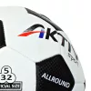Futball labda Aktivsport ALLROUND fehér-fekete méret: 5