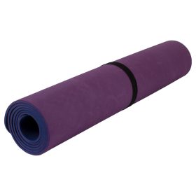 Jóga matrac 173x61x0,6 cm TPE sötét lila