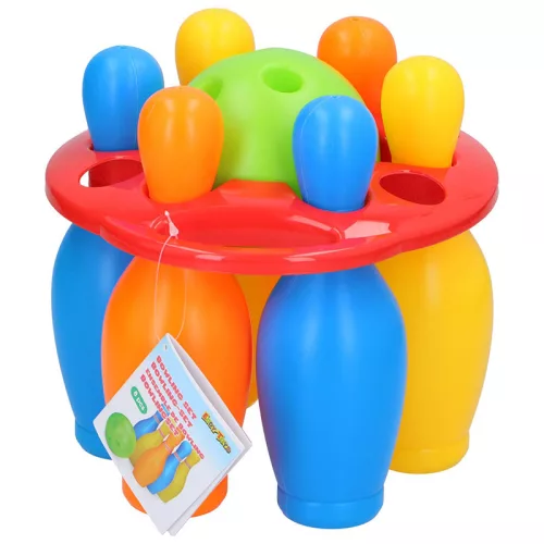 Bowling készlet műanyag 19,5 cm