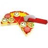 Bino 83412 Pizza 6 szeletes vágható fa játékszett +3 éves kortól