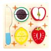 3D Wooden Puzzle, Fruit with Cutting Board