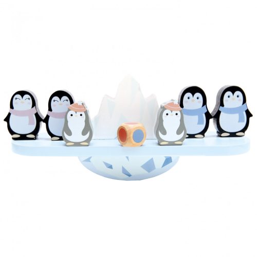Bino 83642 Pingvines fa balanszírozós ügyességi játék +3 éves kortól