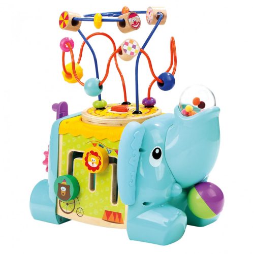 Bino 84212 motorikus játékkocak elefánt készségfejlesztő játék +1,5 éves kortól