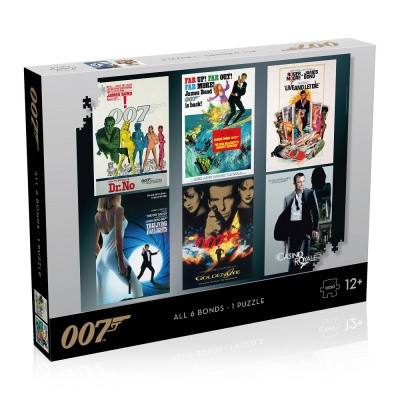James Bond puzzle 1000 db - os