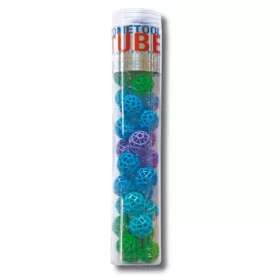   Tudományos modellező készlet - Gömb csomópont, 34 db kék-zöld - Nodes Tube 34 Green/Blue
