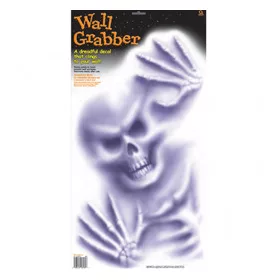   Csontvázas fólia faldíszlet – 61x31 cm Halloween dekoráció, könnyen felhelyezhető falmatrica