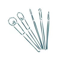 Iskolai ecset, ecset készlet