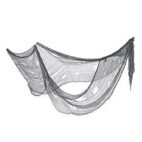 Szürke Halloween Dekorációs Textília – 76 x 228 cm