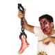 Halloween műlábszár dekoráció vérrel – realisztikus, hátborzongató kiegészítő