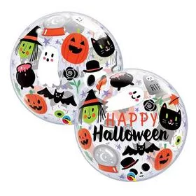 Halloween Ikonok - Everything Halloween Buborék Lufi 1 db