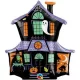 Szellemház Fólia Lufi Halloween-re, 97 cm-es
