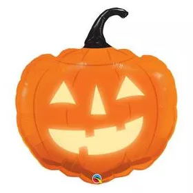Jack Aglow Faragott Tök Fólia Lufi Halloween-re, 89 cm