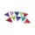 Cuki Színes Szörnyecskés Parti Zászlófüzér – 3,5 méteres Halloween dekoráció