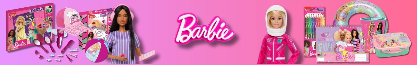 Hivatalos Disney és Mattel Barbie babák, álomházak, iskolaszerek és kreatív játékok: Barbie Malibu álomház, Cutie Reveal meglepetés baba, Dreamtopia sellő, Maped Creatif Aqua Art festőkészlet, Barbie ovis és iskolai hátizsák, töltött tolltartó, gyerek pizsama, fürdőruha és szülinapi party kellékek a Kreativjatek.hu webáruházban.