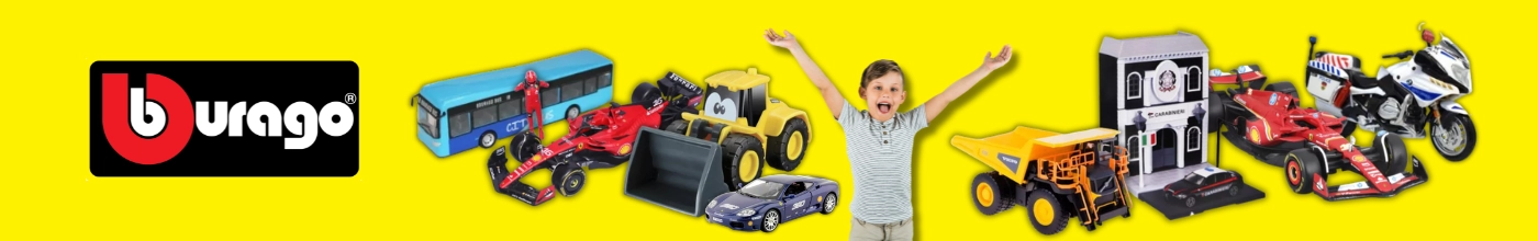 Bburago fém modellautók és makettek 1:18, 1:24 és 1:43 méretarányban a KreatívJáték webáruházban
