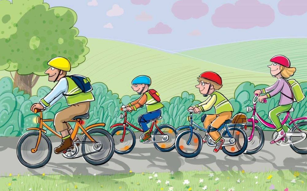 A kerékpározás gyermekeddel együtt csodálatos módja lehet a közös időtöltésnek.