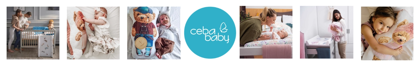 Ceba Baby pelenkázó lapok, pamut huzatok és Fluffy Puffy ölelőpárnák a Kreatívjáték kínálatában – minőségi babaszoba felszerelések beszállítói készletről.