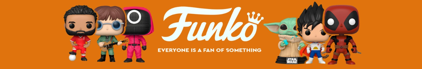 Funko gyűjtői banner: POP! Rocks zenei ikonok, Star Wars és Marvel újdonságok, Funko Soda meglepetés figurák, pólók és exkluzív kitűzők a Kreatívjáték webáruház kínálatában.