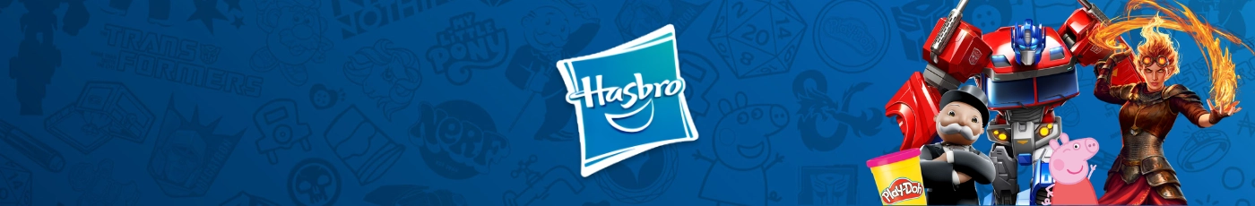 Hasbro játékok és társasjátékok széles választéka: Monopoly, Cluedo, Jenga, Star Wars figurák, Twister és Operáció játékok a Kreatívjáték webáruházban.