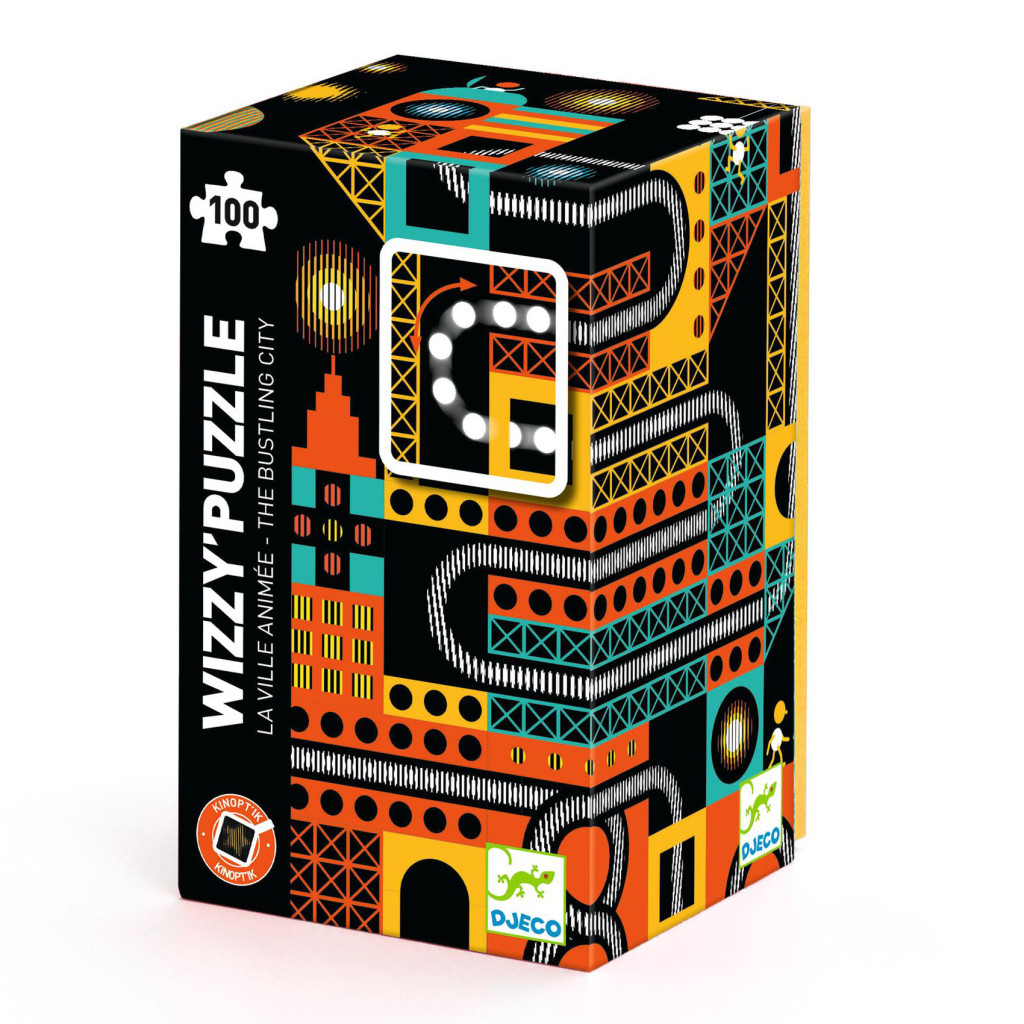 Djeco Optikai puzzle Városi nyüzsgés