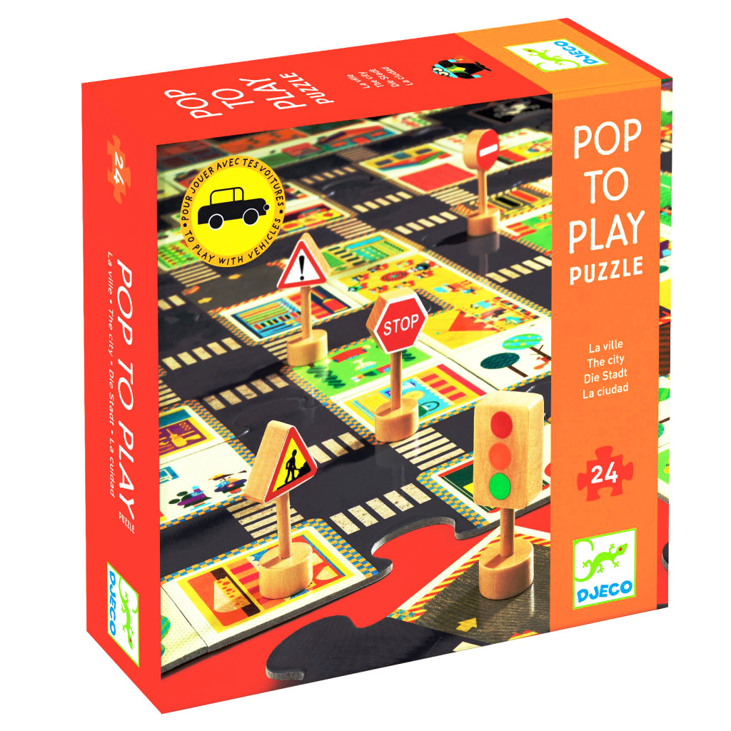 Djeco Óriás puzzle A város
