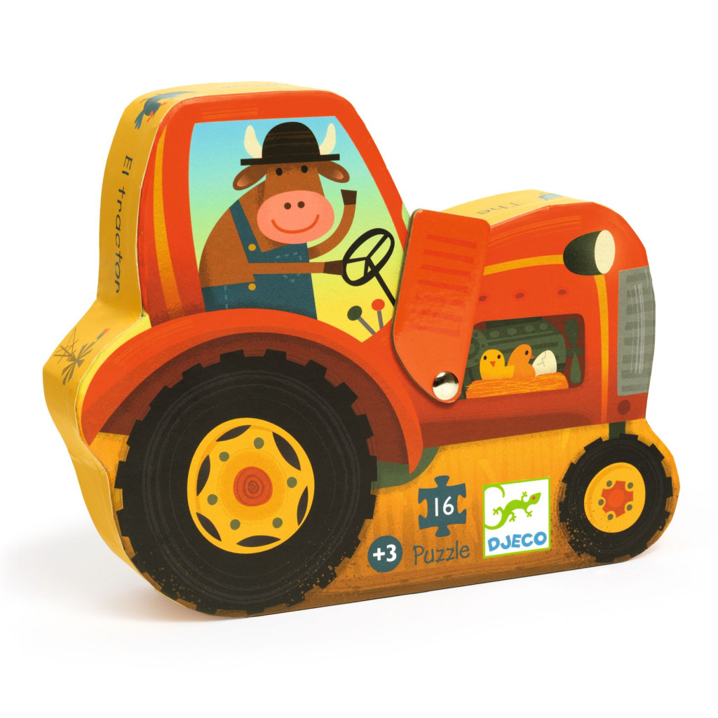 Formadobozos puzzle Traktor