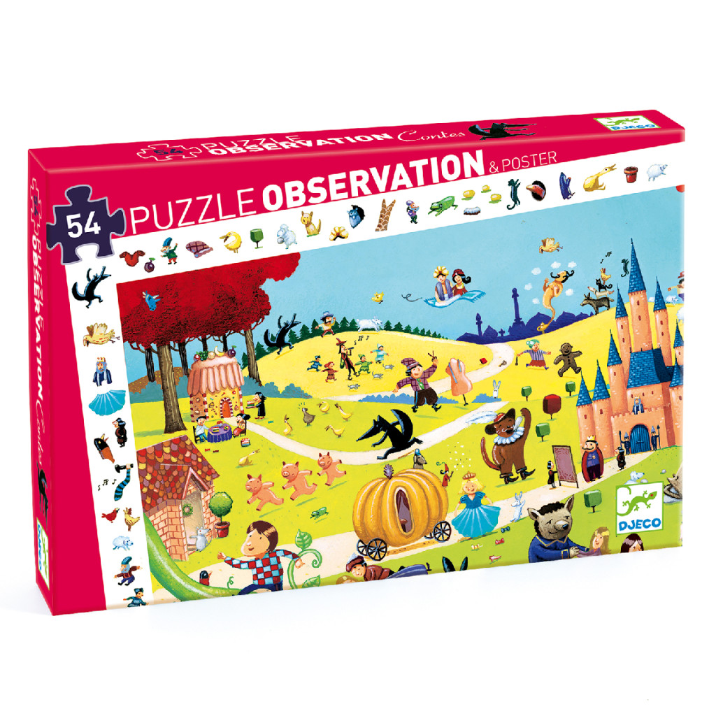 Djeco Mesék puzzle 54 db