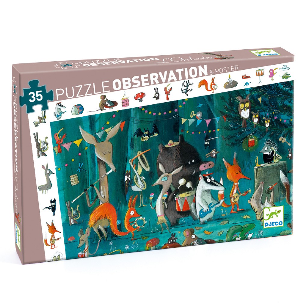 Djeco Zenekar megfigyelő puzzle