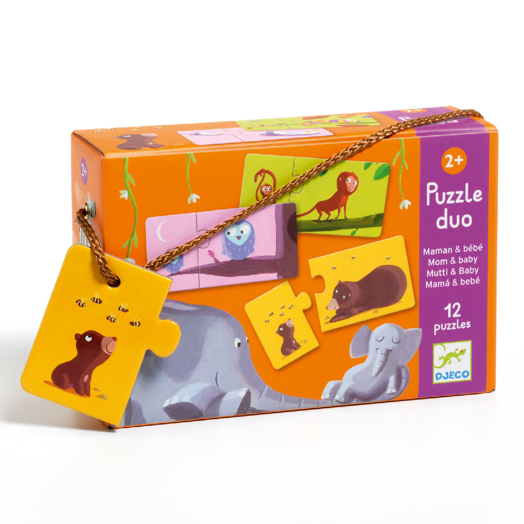 Djeco Párosító puzzle Mama-baba