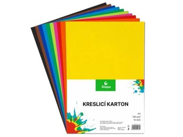 Rajzlap A4 180 g vegyes színek