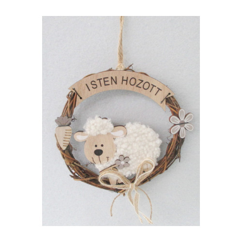 Húsvéti kopogtató fa bárányos dekoráció